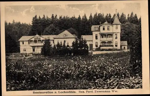 Ak Wehrheim im Taunus Hessen, Restauration zur Lochmühle