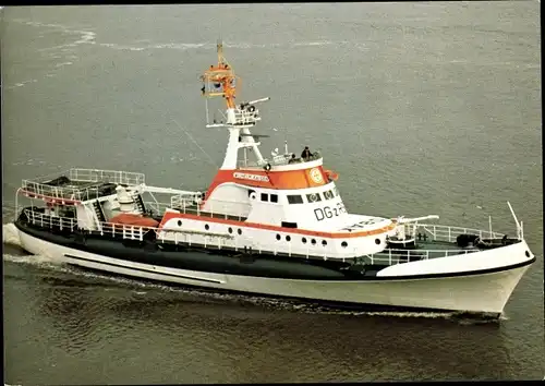 Ak Seenotkreuzer mit Tochterboot der 44m Klasse, Wilhelm Kaisen, DGzRS