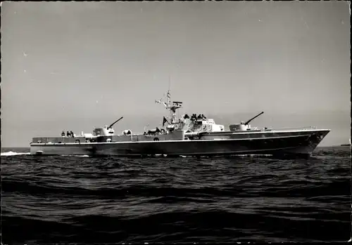 Foto Ak Deutsches Kriegsschiff, Kranich, P 6083, Schnellboot, Bundesmarine