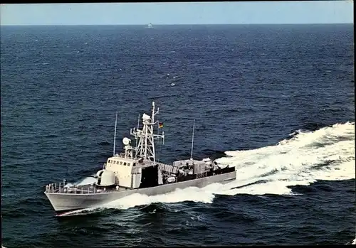 Ak Deutsches Kriegsschiff, Flugkörper Schnellboot Typ 148, Bundesmarine