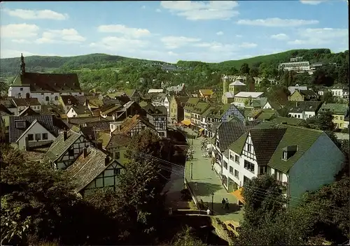 Ak Bad Münstereifel in Nordrhein Westfalen, Blick vom Burgberg