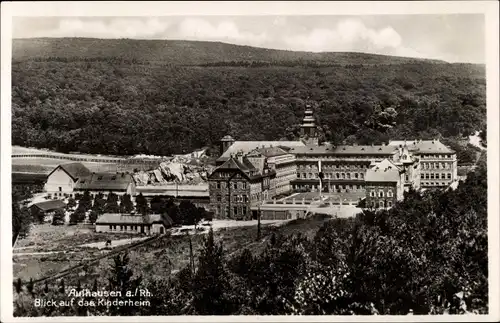 Ak Aulhausen Rüdesheim am Rhein, Blick auf das Kinderheim