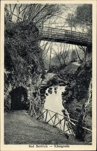 Ak Bad Bertrich an der Mosel Eifel, Käsegrotte