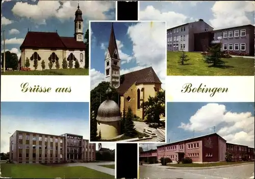 Ak Bobingen in Schwaben, Kirche, Gebäude