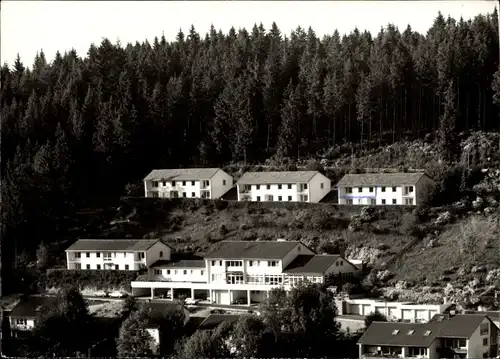 Foto Ak Triberg im Schwarzwald, Gasthäuser am Hang