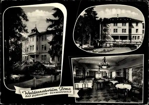 Ak Bad Dürrheim im Schwarzwald, Waldsanatorium Irma