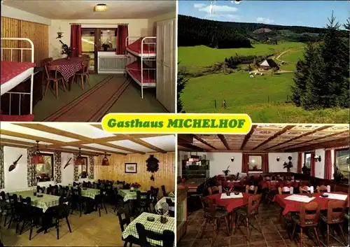 Ak Linach Furtwangen im Schwarzwald, Gasthaus Michelhof