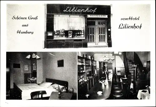 Ak Hamburg, Hotel Restaurant Lilienhof, Lilienstraße 20