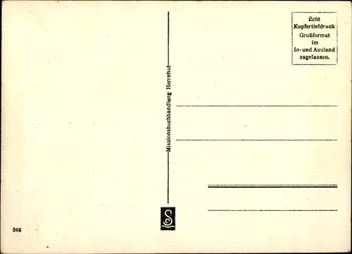 Ak Herrnhut in der Oberlausitz Sachsen, Zinzendorfplatz