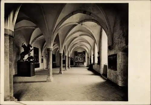 Ak Hansestadt Lübeck, St. Annen Kloster, Remter, Museum