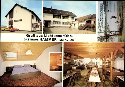 Ak Lichtenau Weichering in Oberbayern, Gasthaus Hammer, Siedlungsweg 1