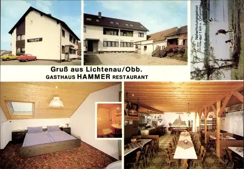 Ak Lichtenau Weichering in Oberbayern, Gasthaus Hammer, Siedlungsweg 1