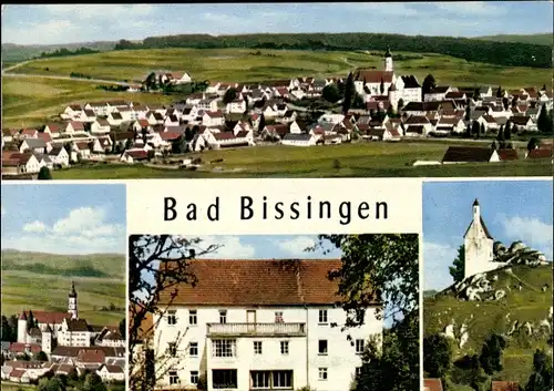 Ak Bad Bissingen in Schwaben Bayern, Panorama, Kurhaus Stegmühle