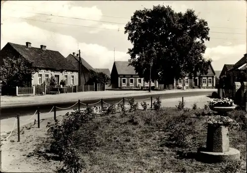 Ak Lamsfeld Schwielochsee Brandenburg, Dorfpartie