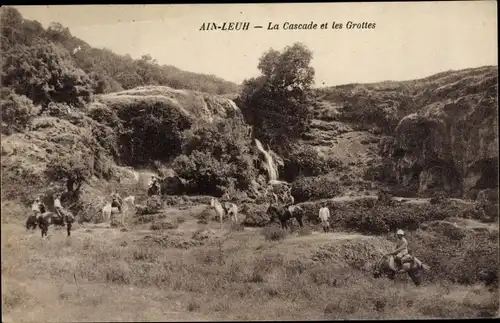 Ak Ain Leuh Marokko, La Cascade, Les Grottes