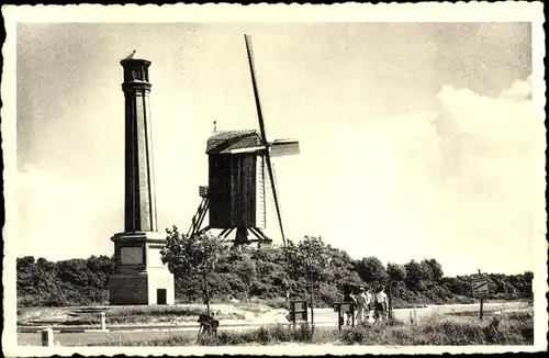 Ak  Koksijde Coxyde sur Mer Westflandern, Windmühle