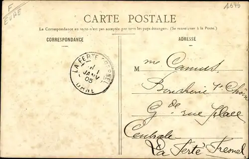 Ak Bernay Eure, Hippodrome