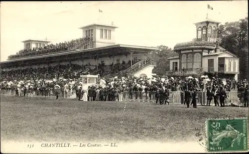 Ak Chantilly Oise, Les Courses