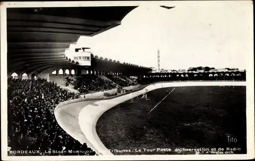 Ak Bordeaux Gironde, Stade Municipal, Les Tribunes