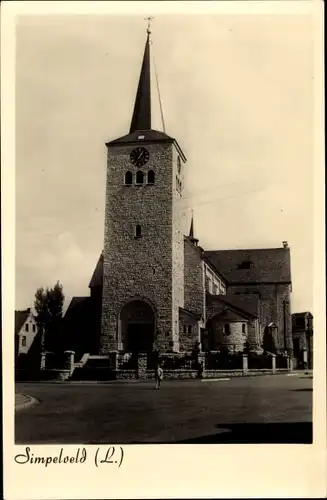 Ak Simpelveld Limburg Niederlande, Kerktoren