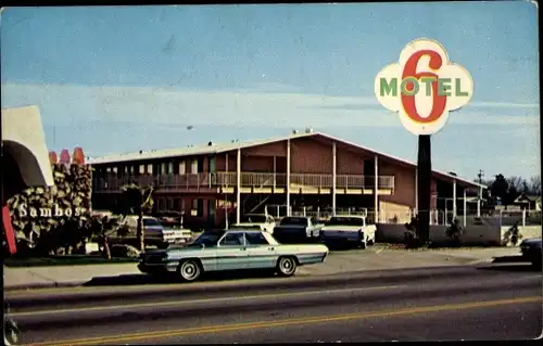 Ak Bakersfield Kalifornien USA, Motel, Oak Street, Autos