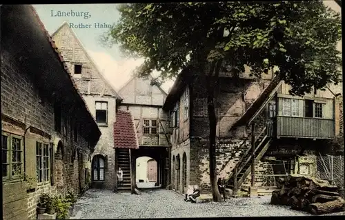 Ak Lüneburg in Niedersachsen, Roter Hahn