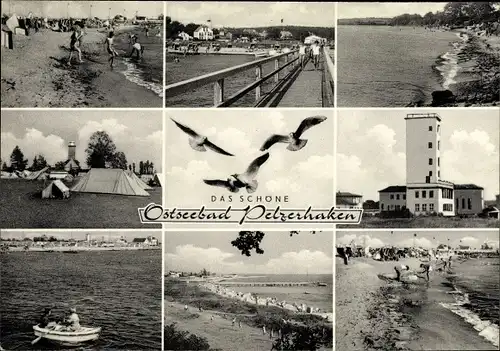 Ak Ostseebad Pelzerhaken Neustadt in Holstein, Strand, Campingplatz