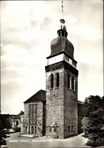 Ak Datteln im Ruhrgebiet Westfalen, Amanduskirche