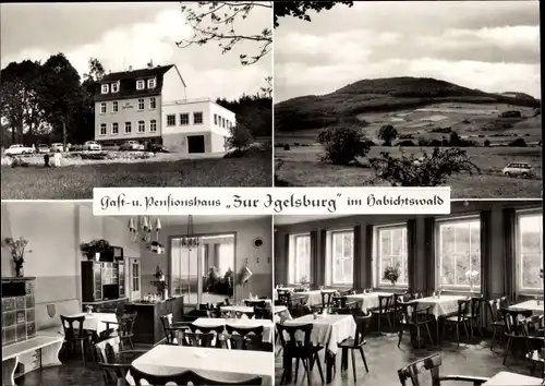 Ak Habichtswald Hessen, Gasthaus Zur Igelsburg