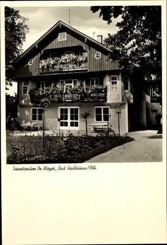 Ak Bad Heilbrunn in Oberbayern, Sanatorium Viktoria, Leitung Dr. Bleyer