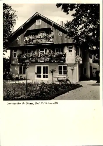 Ak Bad Heilbrunn in Oberbayern, Sanatorium Viktoria, Leitung Dr. Bleyer