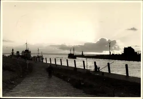 Foto Ak Deutschland, Hafen