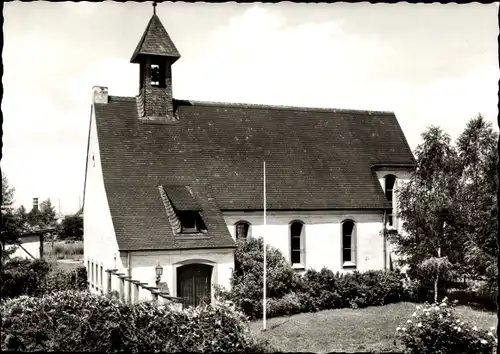 Ak Biblis am Rhein Hessen, Evang. Kirche