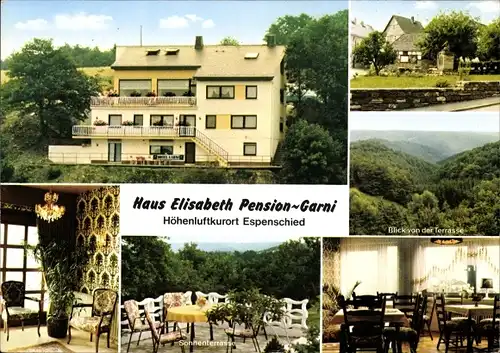 Ak Espenschied Lorch im Rheingau Hessen, Haus Elisabeth Pension Garni