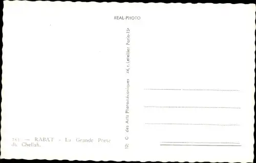 Ak Rabat Marokko, La Grande Porte du Chellah