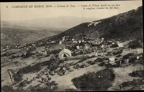 Ak Marokko, Colonne de Taza, Camp de l'Oued Amlil
