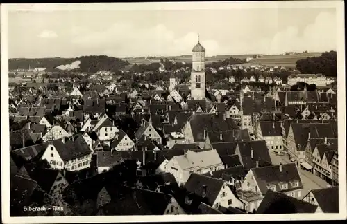 Foto Ak Biberach an der Riß in Oberschwaben, Teilansicht