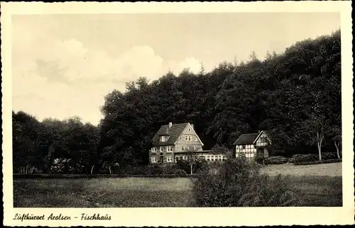 Ak Bad Arolsen in Hessen, Kurpension und Restaurant Fischhaus