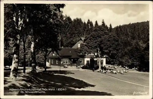 Ak Oberhof im Thüringer Wald, Obere Schweizerhütte