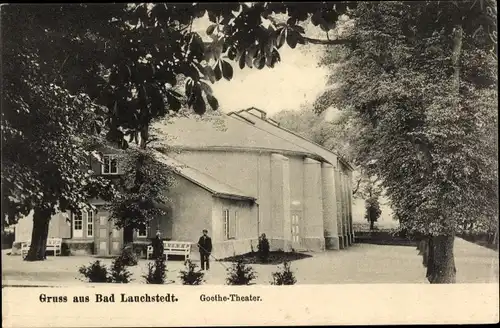 Ak Bad Lauchstädt Saalekreis, Goethe Theater