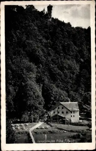 Ak Behringersmühle Gößweinstein in Oberfranken, Stempfermühle, Gasthaus