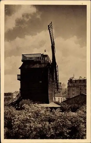 Ak Paris XVIII. Arrondissement Buttes-Montmartre, Moulin de la Galette
