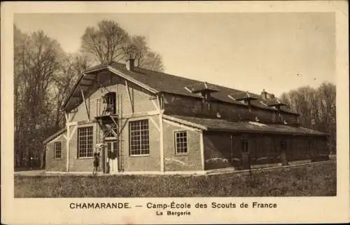 Ak Chamarande Essonne, Camp-Ecole des Scouts de France, La Bergerie
