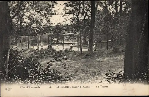 Ak Saint Cast Cotes d'Armor, Le Tennis