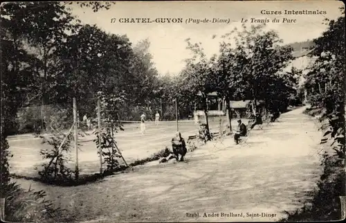 Ak Châtel Guyon Puy de Dôme, Le Tennis du Parc