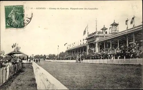 Ak Rennes Ille et Vilaine, Le Champ de Courses, Hippodrome des Gayeulles