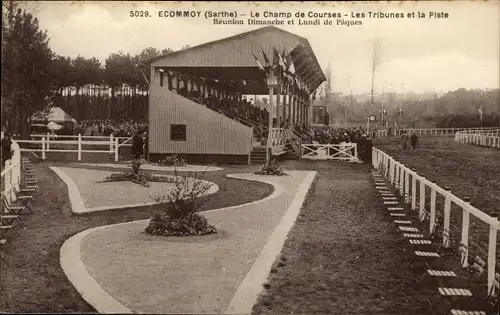 Ak Écommoy Sarthe, Le Champ de Courses, Les Tribunes et la Piste