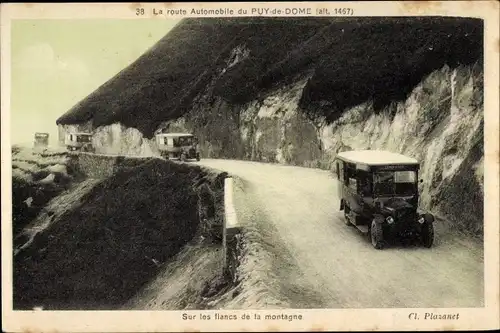 Ak Puy de Dôme, La route Automobile