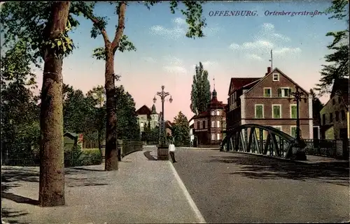 Ak Offenburg in Baden Schwarzwald, Ortenbergerstraße
