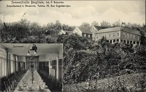 Ak Schnellenbach Engelskirchen im Bergischen Land, Gastwirtschaft Bergfriede